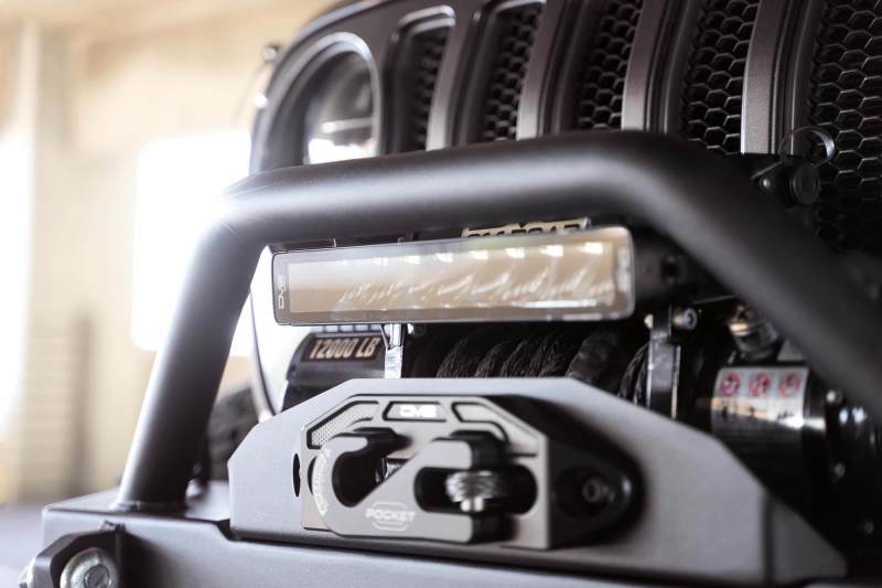 DV8 Offroad 07-23 Jeep Wrangler JK/JL & Gladiator JT FS-15 Series Front Bumper with winch and lights