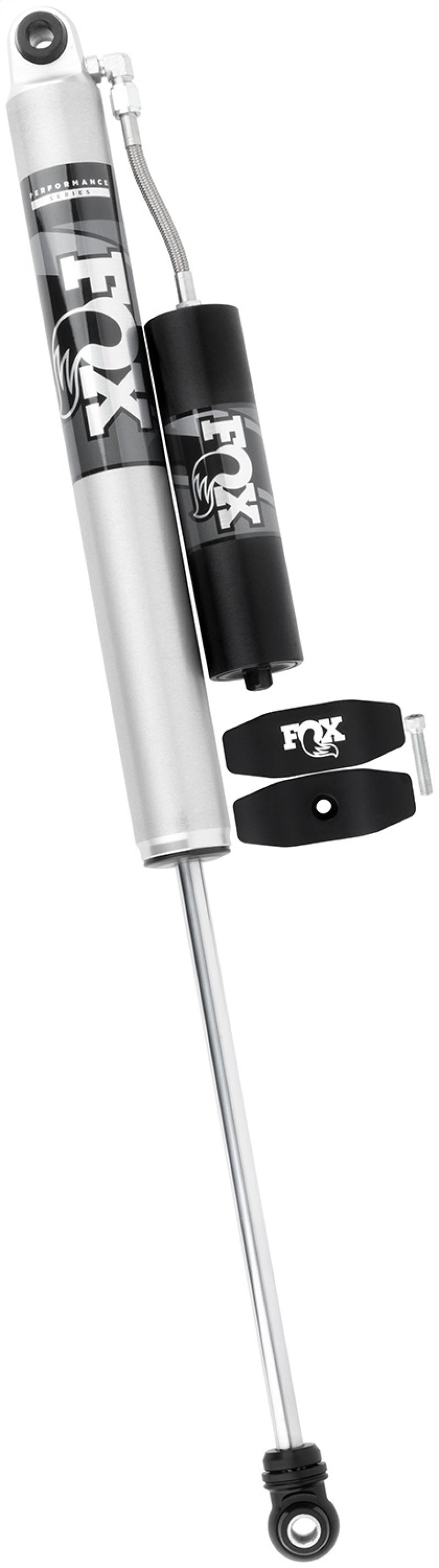 Fox 2017+ Ford SD Rear 2.0 Perf Series 13.6in R/R Shock 1.5-3.5in. Lift for offroad performance upgrades.