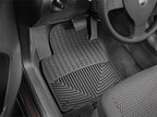 WeatherTech 05+ Volkswagen GLI Sedan Front Rubber Mats - Black installed in vehicle