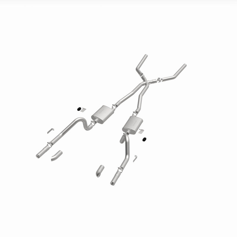 MagnaFlow SYS C/B 67-70 Mustang 2.50inch w/Tru-X exhaust system parts