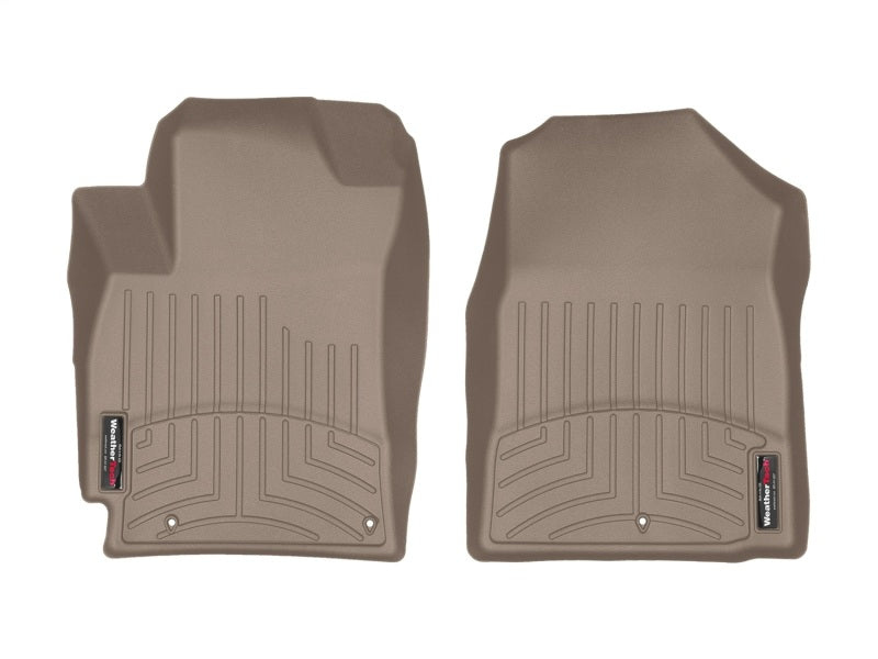 WeatherTech 2017+ Hyundai Elantra Sedan Front FloorLiner - Tan Secondary image