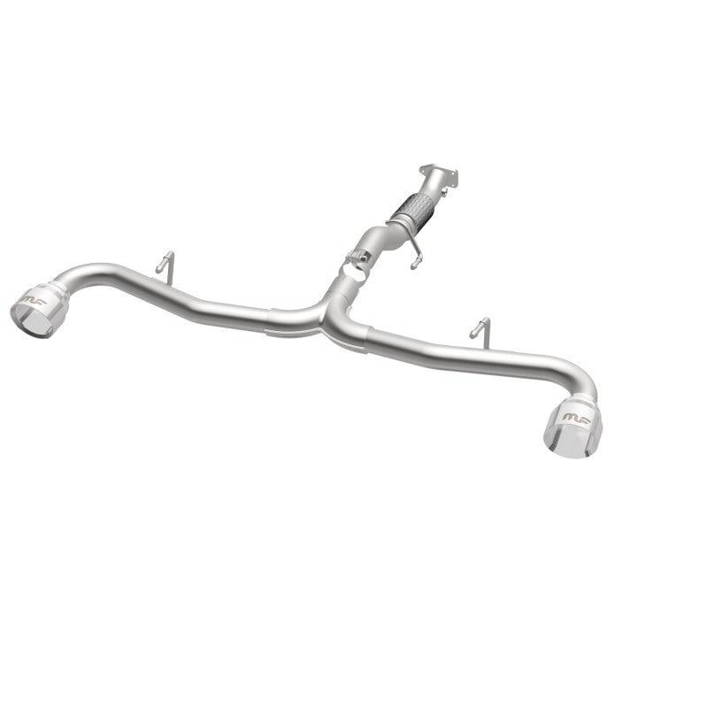 MagnaFlow Cat-Back 2015 Alfa Romeo 4C 1.7L SS 2.5in Dual Split Rear 4.in Tips exhaust system for performance upgrades.
