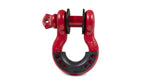 Body Armor 4x4 3/4in Red D-Ring with Black Isolators Single - offroad truck accessories online