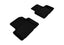 3D MAXpider 2007-2015 Infiniti Q40/G35/37 Kagu 2nd Row Floormats - Black for all-weather protection.