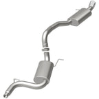 MagnaFlow Sys C/B 15-16 Volkswagen Passat 1.8L SS 3in Single Rear Ext 4in Tip exhaust system for performance upgrades