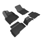 3D MAXpider 2024 Toyota Tacoma Double Cab Kagu Black R1 R2 floor mats