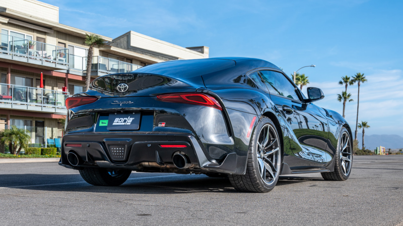 Borla 20-25 Toyota GR Supra ATAK Cat-Back Exhaust System w/ Black Chrome Tips Secondary image