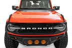 Addictive Desert Designs21-23 Ford Bronco/Raptor Dual Ditch Light Brackets with offroad lighting