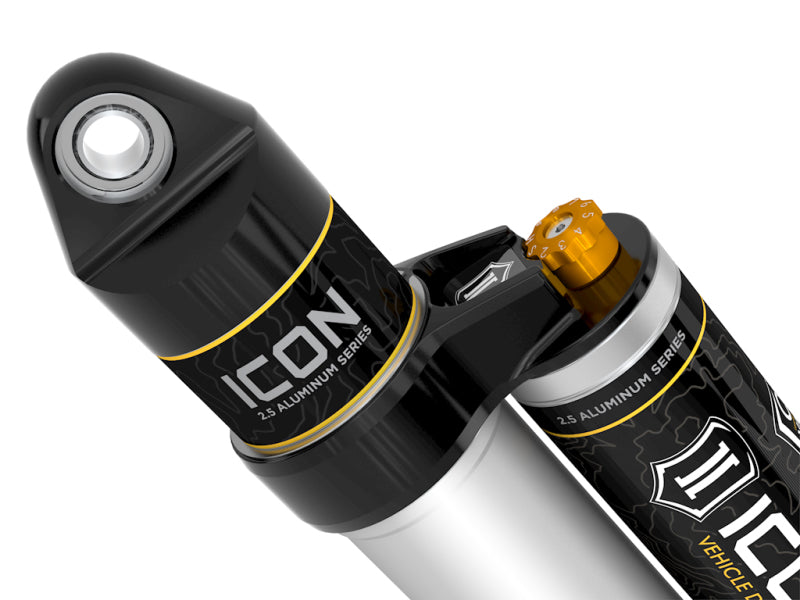 ICON 1999+ Ford F-250/F-350 Super Duty 0-3in Rear 2.5 Series Shocks VS PB CDCV - Pair close-up view