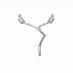 MagnaFlow 18-19 Audi A5 Dual Exit Polished Stainless CatBack Exhaust - 3in Main Piping Diameter