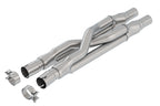 Borla 15-18 Ford Mustang GT 5.0L AT/MT RWD 2.5in Resonator Delete X-Pipe assembly for performance upgrades.