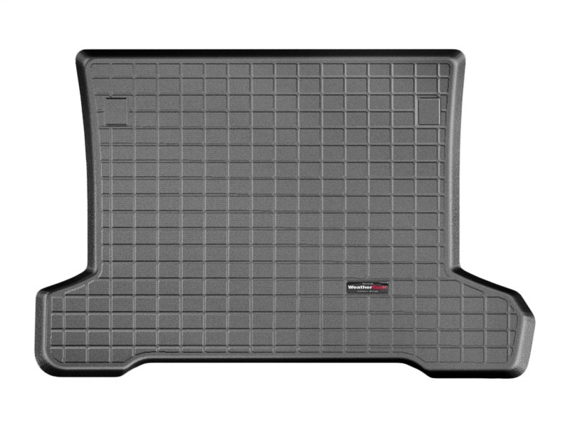 WeatherTech 14 Chevrolet Corvette Stingray Cargo Liners - Black, durable interior protection for vehicles.