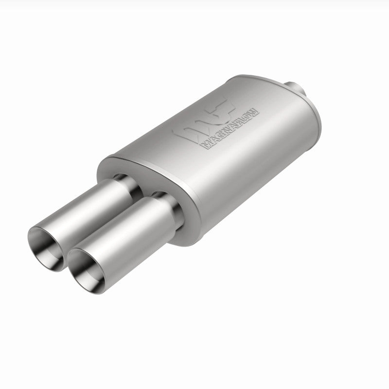 MagnaFlow Muffler W/Tip Mag SS 14X5X8 2.25/3 for offroad parts