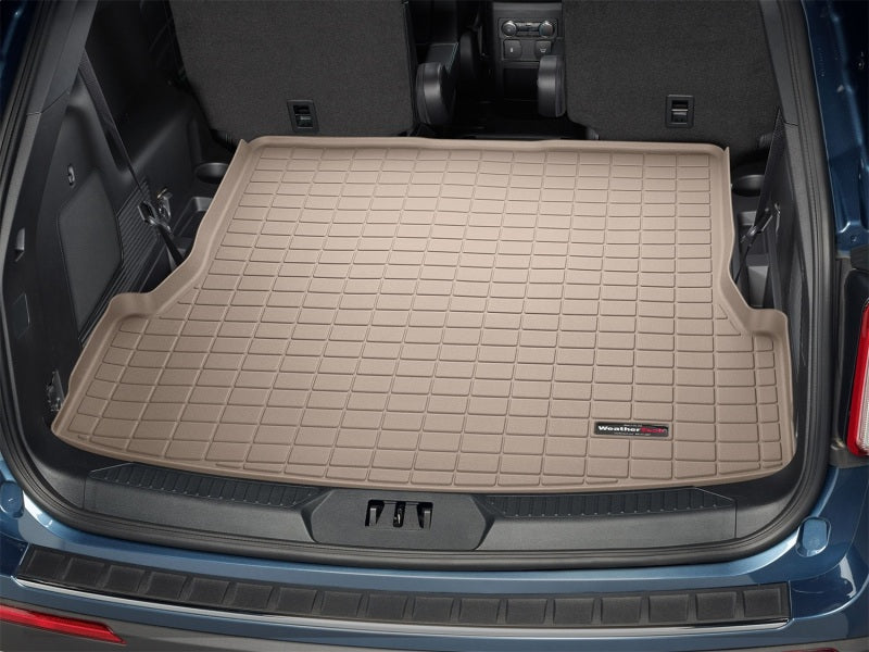 WeatherTech 2020+ Ford Explorer Cargo Liners - Tan Secondary image
