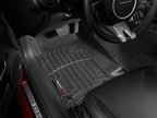 WeatherTech 10+ Chevrolet Camaro Front FloorLiner - Black in vehicle interior