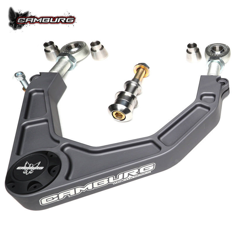 Camburg Ford Raptor 17-23 KINETIK V2 Performance Billet Uniball Upper Arms for offroad performance upgrades.
