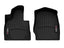 WeatherTech 2022+ Ford Explorer / Explorer ST Front FloorLiner - Black in black rubber design for complete interior protection.
