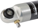 Fox 2.0 Performance Series 8.1in. Smooth Body IFP Stabilizer Steering Damper (Alum) - Black close-up view.