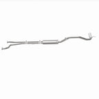 MagnaFlow CatBack 07-15 Nissan Titan V8 LGAS/LFLEX Single MF Polished Stainless Exhaust for offroad performance upgrades