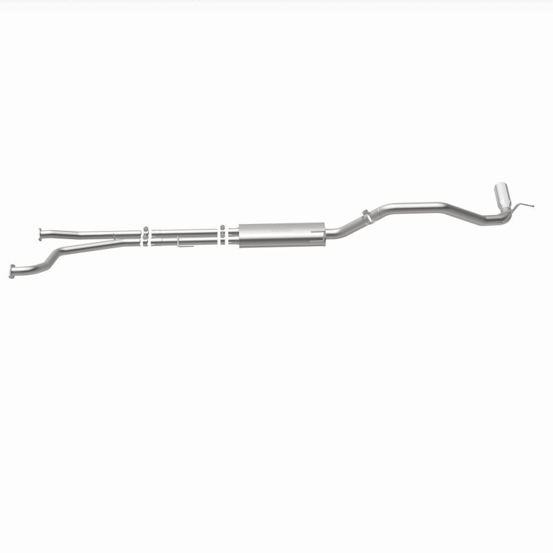 MagnaFlow CatBack 07-15 Nissan Titan V8 LGAS/LFLEX Single MF Polished Stainless Exhaust for offroad performance upgrades