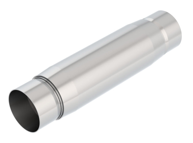 Borla CrateMuffler Resonator Option 3in Center/Center 3.5in Round x 10in - Null Sound Center/Center for off road performance
