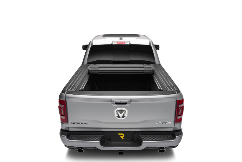 BAK 19-21 Dodge Ram w/ Ram Box Revolver X4s 5.7ft Bed Cover (New Body Style 1500 Only) on truck bed.