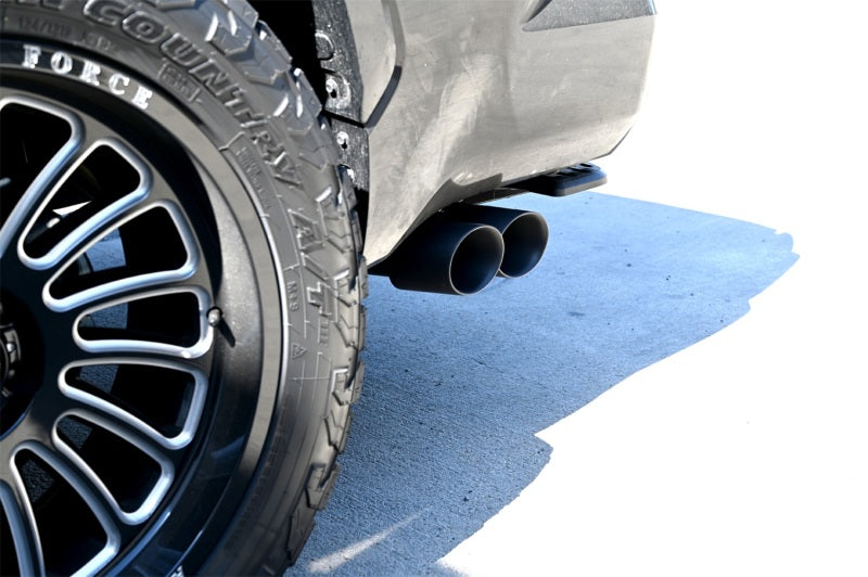 Gibson 2022 Toyota Tundra 3.5L-T V6 5.5ft bed 2.5in Cat-Back Dual Sport Exhaust - Black Elite Secondary image