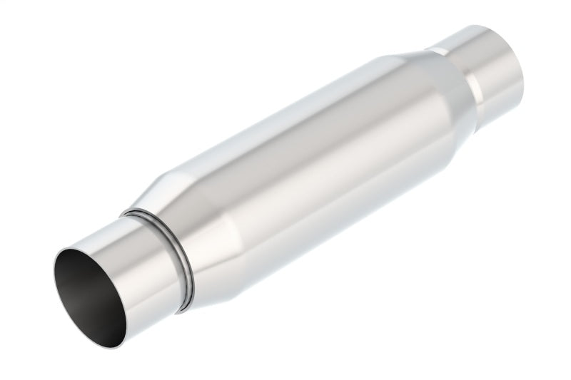 Borla CrateMuffler Resonator Option 2.5in Center/Center 3.5in Round x 10in for offroad performance upgrades