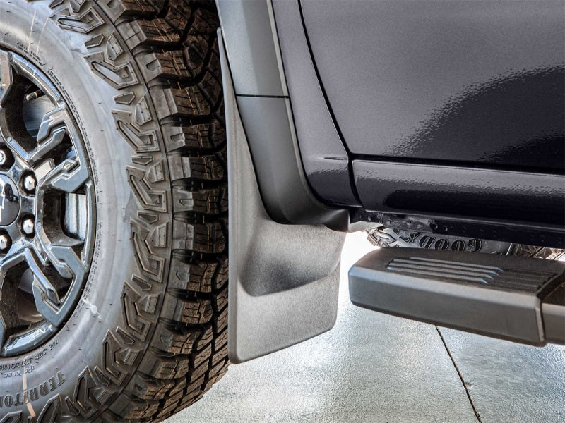 WeatherTech 2022 Chevrolet Silverado 1500 ZR2 No Drill MudFlaps - Black Secondary image