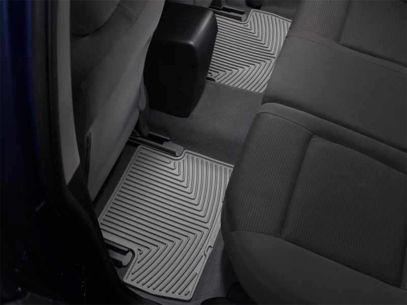 WeatherTech 10+ BMW 7-Series (F02) Rear Rubber Mats - Grey Secondary image