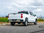 Borla 2019 Silv/Sierra C/B Exhaust Touring 1500 5.3L V8 AT 2&4WD EC STB(78.8) CC SB(69.3) 147.4 WB on white Chevrolet truck