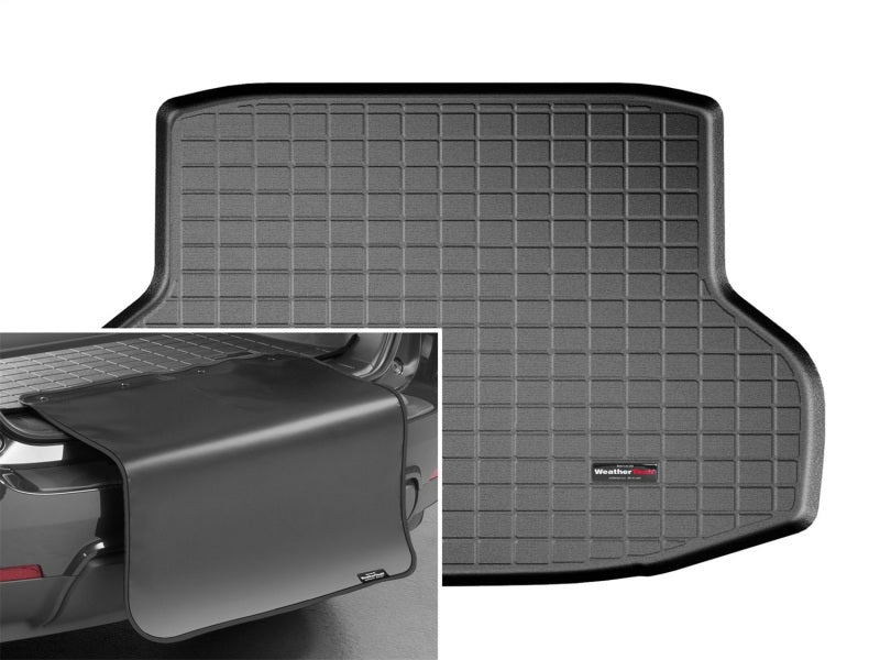 WeatherTech 2016+ Honda Civic Cargo With Bumper Protector - Black Secondary image