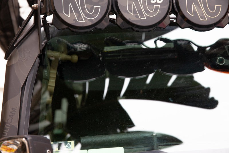 KC HiLiTES Universal Wire Hider - 1 Meter installed on vehicle