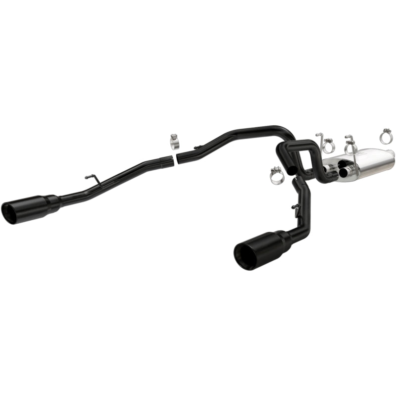 Magnaflow 09-15 Dodge Ram 1500 V8 Dual Spilt Rear Exit Black Stainless C/B Perf Exhaust Secondary image
