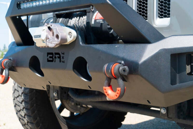 Body Armor 4x4 07-22 Jeep Wrangler JK/JL & Gladiator JT Orion Mid-Width Front Bumper with winch mount