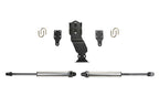 Fabtech 17-21 Ford F250/F350 4WD Dual Steering Stabilizer System w/DL 2.25 Shocks for offroad performance upgrades.