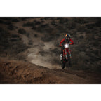 Rigid Industries Adapt XE LED Moto Kit - Black in action on a dirt bike.