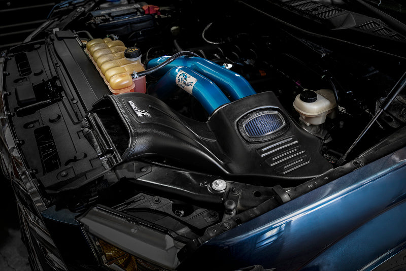 aFe Momentum XP Cold Air Intake System w/ Pro 5R Media Blue 15-19 Ford F-150 V8-5.0L Secondary image