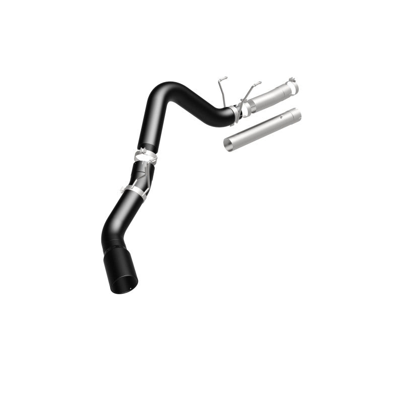 MagnaFlow 07-10 Dodge 2500/3500 409 SS DPF Back 5in Single Exit Exhaust- Black for offroad performance upgrades.