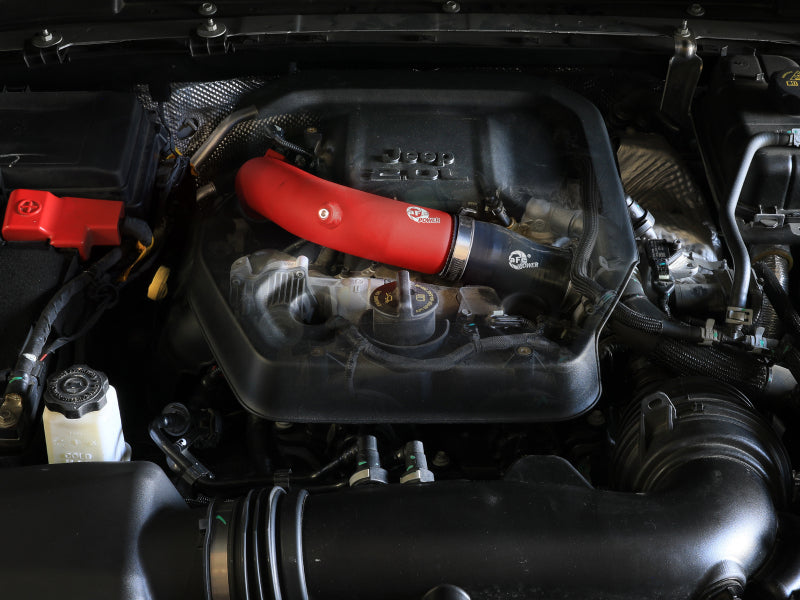 aFe 2024+ Jeep Wrangler JL L4-2.0L (t) BladeRunner 2-1/2in Aluminum Hot Charge Pipe - Red Secondary image