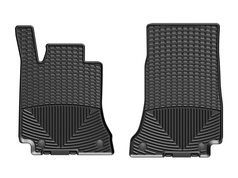 WeatherTech 2015+ Mercedes-Benz C-Class Sedan/Coupe/Cabriolet Front Rubber Mats - Black Main image