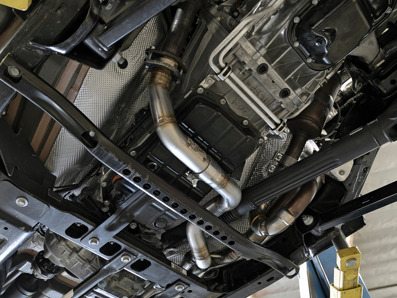 aFe POWER Twisted Steel Y-Pipe 2-1/4in 409 SS Exhaust System 2018 Jeep Wrangler (JL) V6-3.6L Secondary image