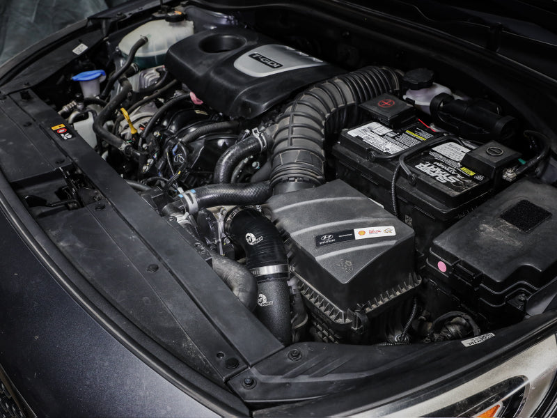 aFe BladeRunner 2-1/2 IN Aluminum Cold Charge Pipe Black 17-20 Hyundai Elantra GT L4-1.6L (t) Secondary image