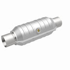 MagnaFlow Conv Univ 2.25in Inlet/Outlet Center/Center Round 11in Body L x 5.125in W x 15in Overall L for offroad parts