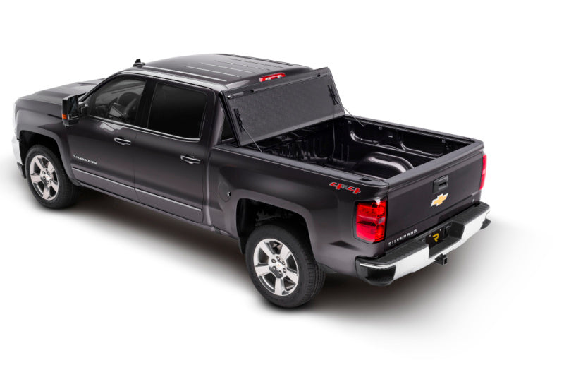 BAK 14-18 Chevy Silverado 1500 / 15-20 2500/3500 8ft Bed BAKFlip G2 on truck bed.