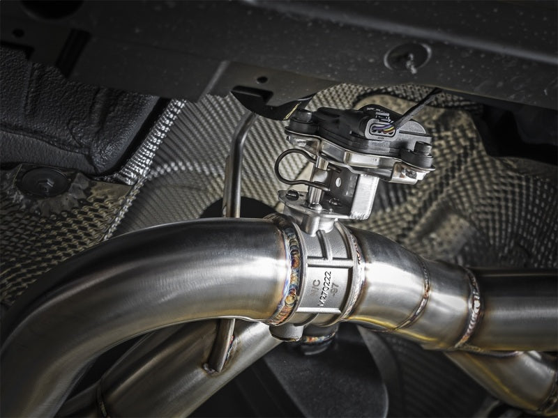 aFe MACH Force-Xp 2-1/2in SS Axle Back Exhaust w/Black Tips 15+ BMW M3/M4 (F80/F82) L6 3.0L (tt) S55 Secondary image