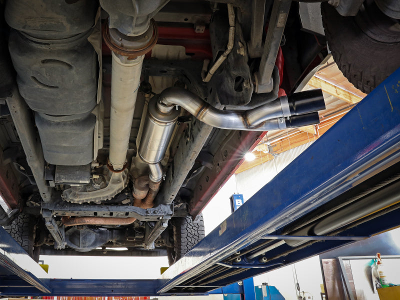 aFe POWER Rebel Series 3.5in SS Cat Back Exhaust w/Black Tips 19-21 RAM V8-6.4L Hemi Secondary image