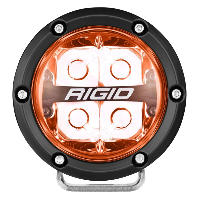 Rigid Industries 360-Series 4in LED Off-Road Spot Beam - RGBW (Pair) for offroad lighting and electrical.