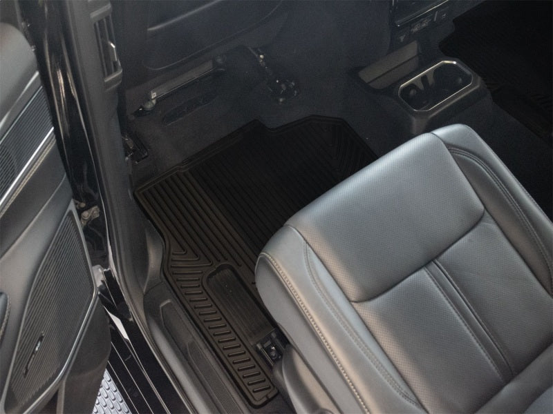 WeatherTech 22-26 Jeep Grand Wagoneer-WS Not Significa-2nd Row Rear All-Weather Floor Mats - Black Secondary image