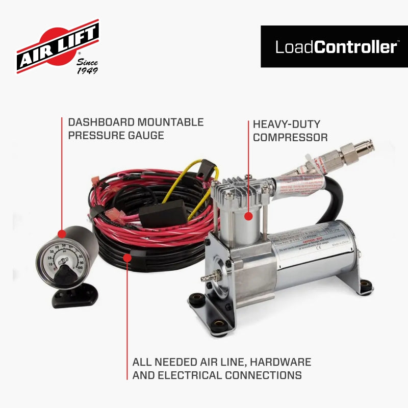 Air Lift Load Controller Single Heavy Duty Compressor components